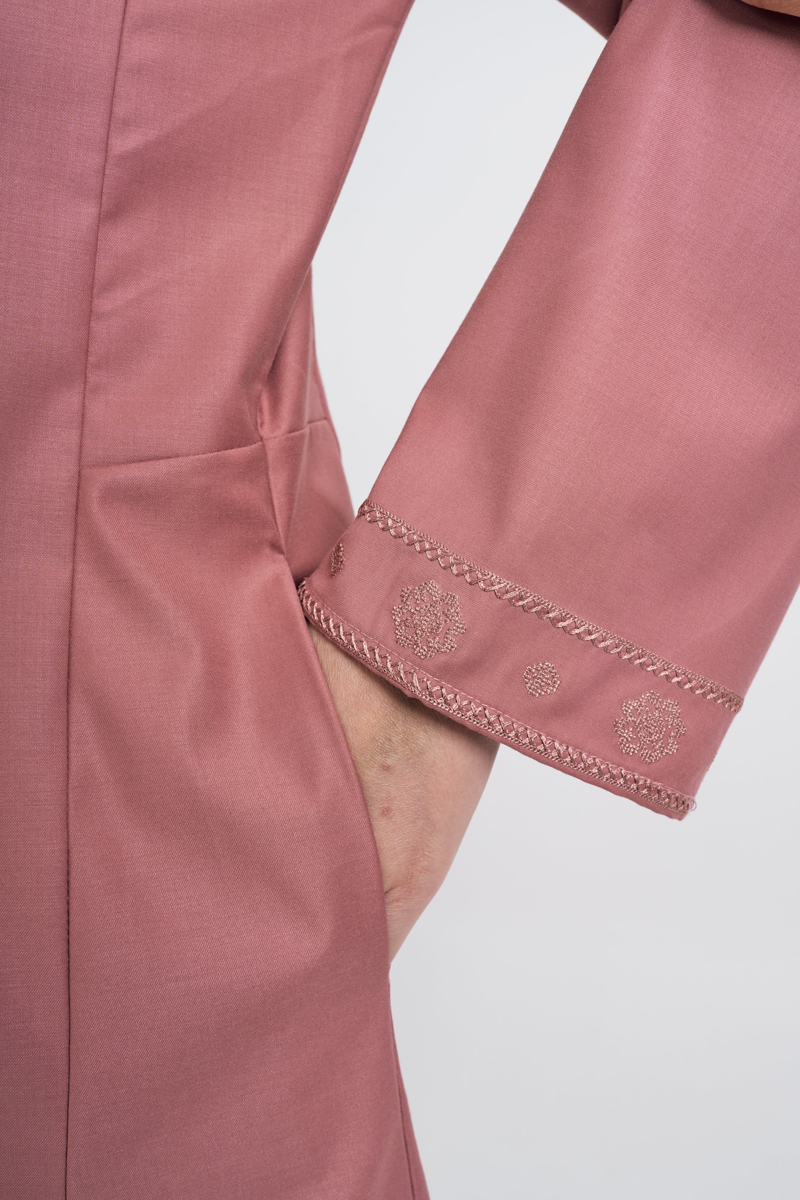 Patawali Baju Kurung Riau - Smokey Pink