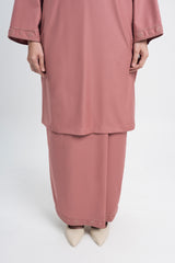 Patawali Baju Kurung Riau - Smokey Pink