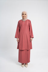 Patawali Baju Kurung Riau - Dark Rose