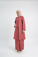 Patawali Baju Kurung Riau - Dark Rose