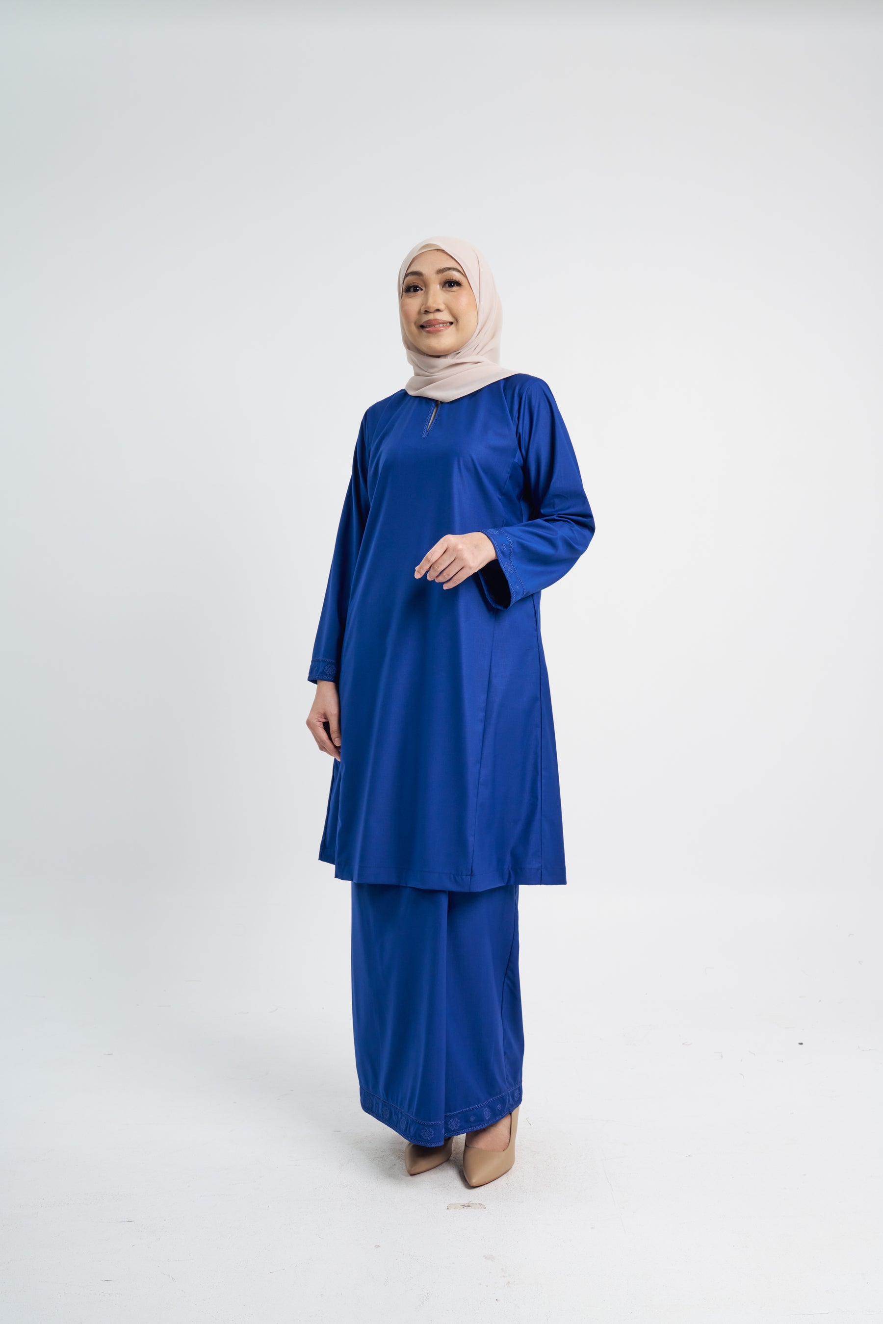 Patawali Baju Kurung Riau - Royal Blue