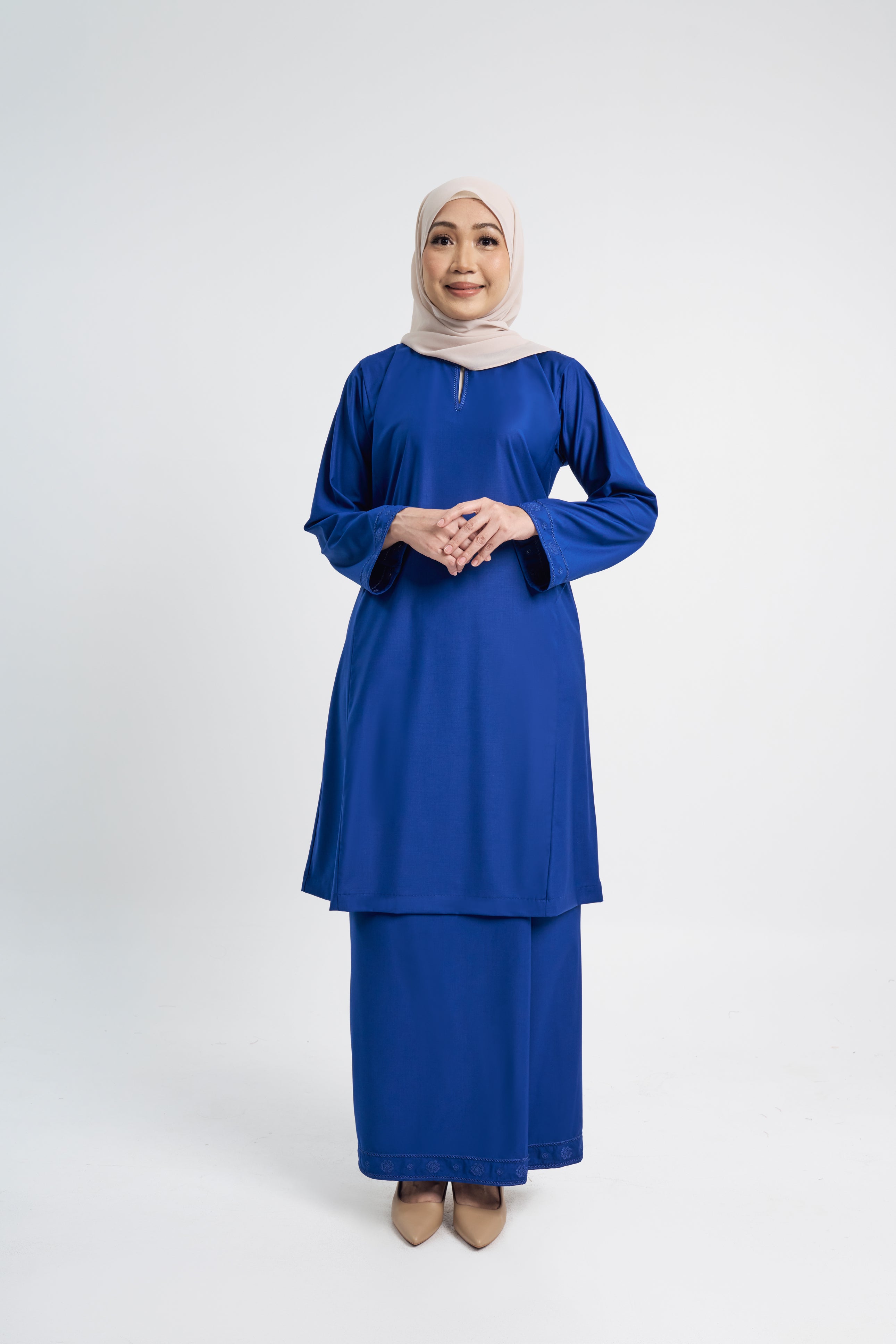 Patawali Baju Kurung Riau - Royal Blue