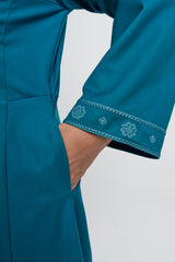 Patawali Baju Kurung Riau - Turquoise