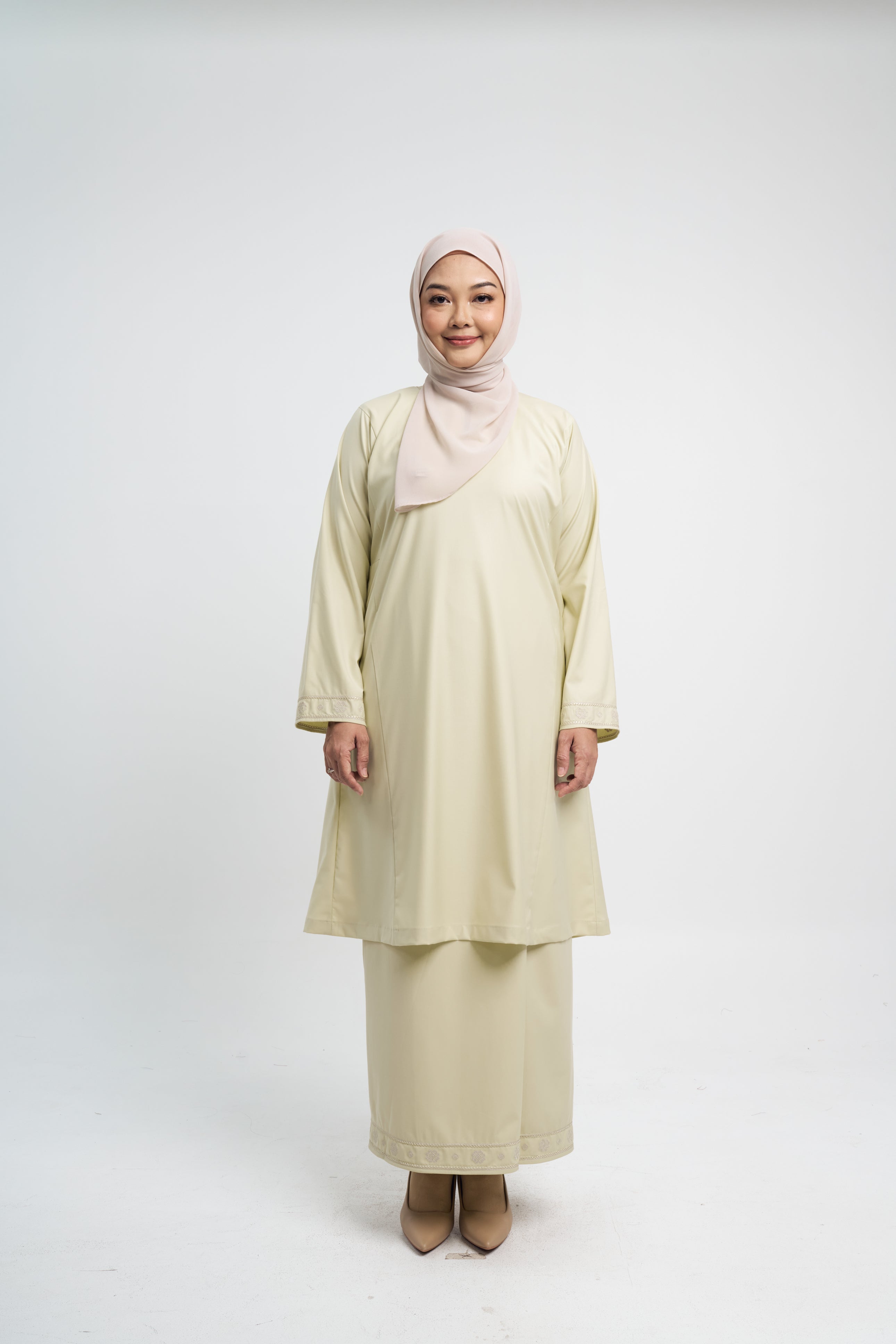 Patawali Baju Kurung Riau - Honeydew