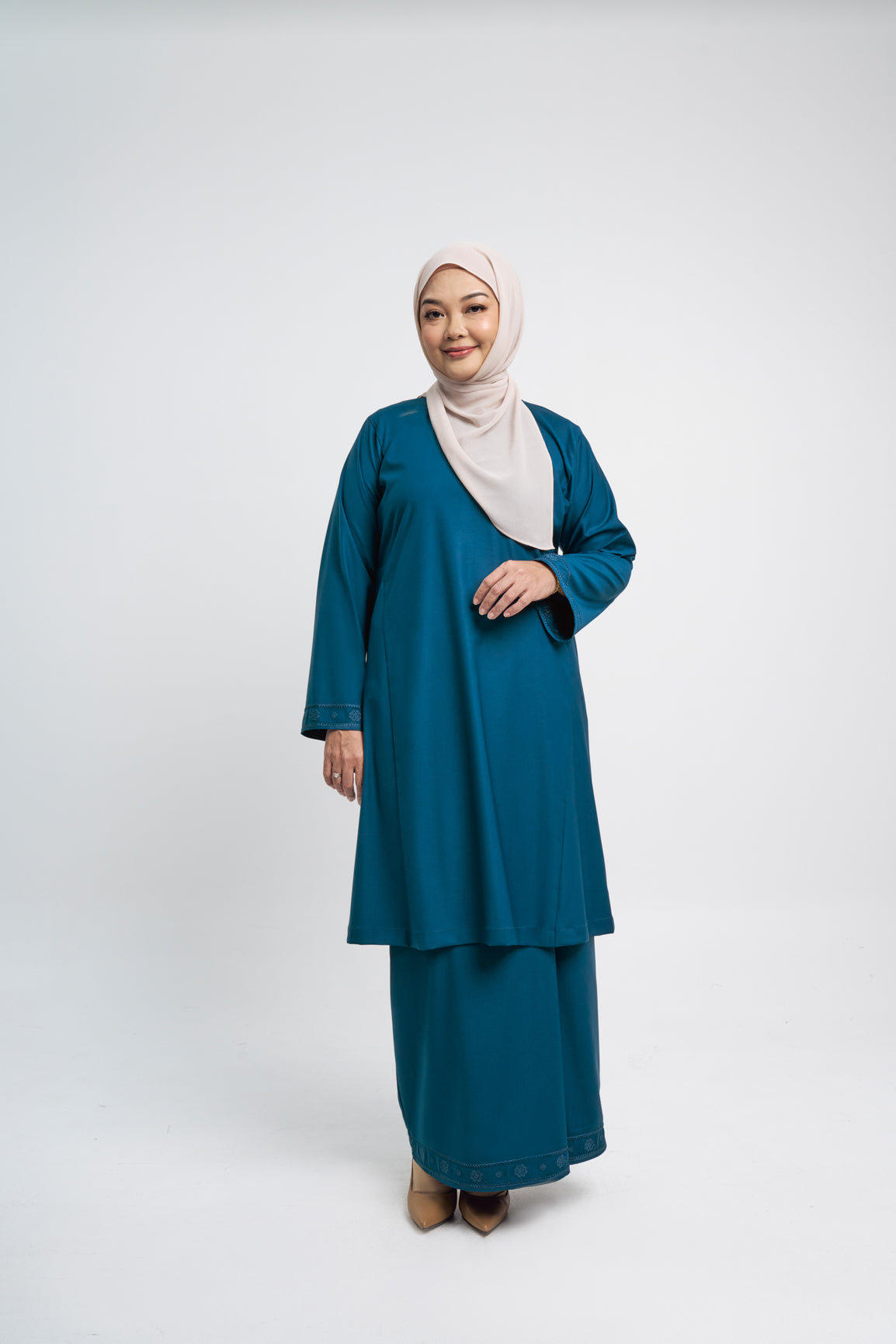 Patawali Baju Kurung Riau - Deep Teal