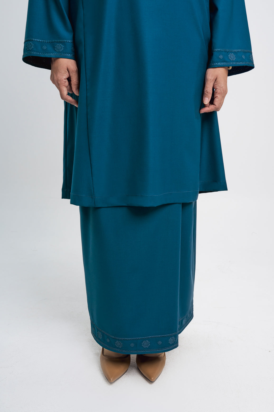 Patawali Baju Kurung Riau - Deep Teal
