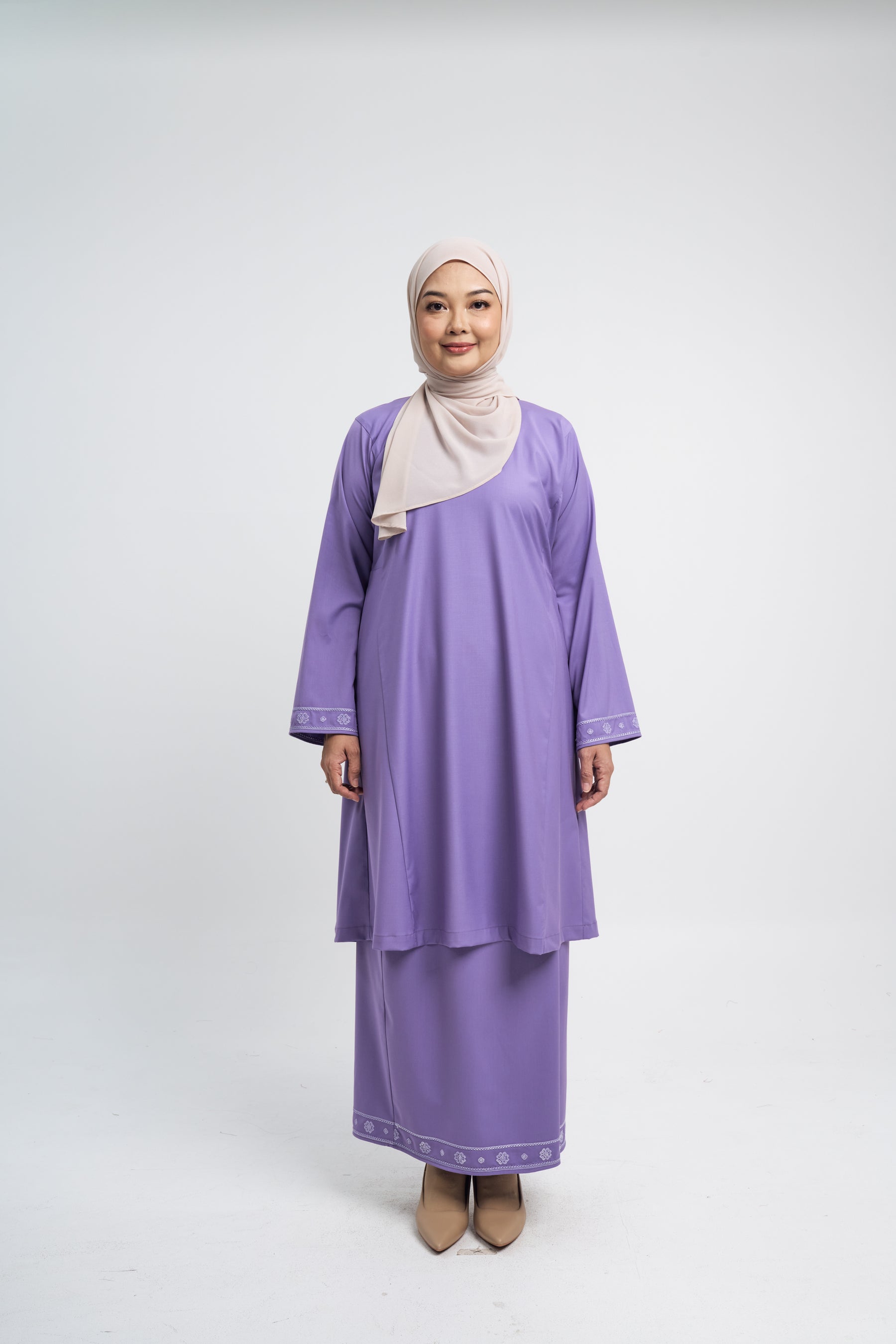 Patawali Baju Kurung Riau - Purple Yam