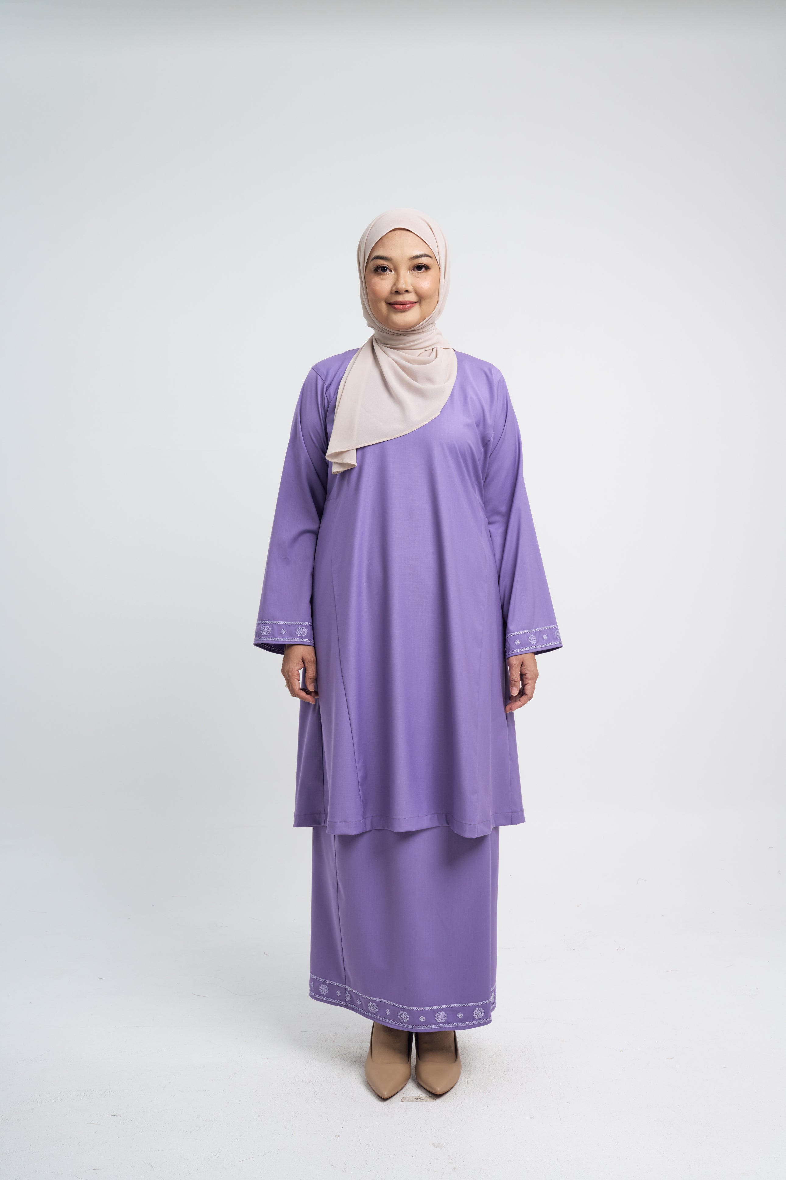 Patawali Baju Kurung Riau - Purple Yam