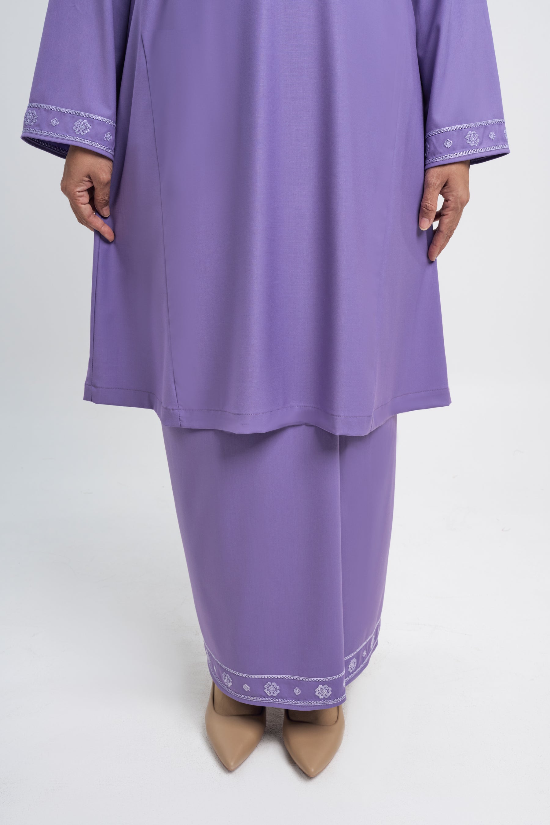 Patawali Baju Kurung Riau - Purple Yam