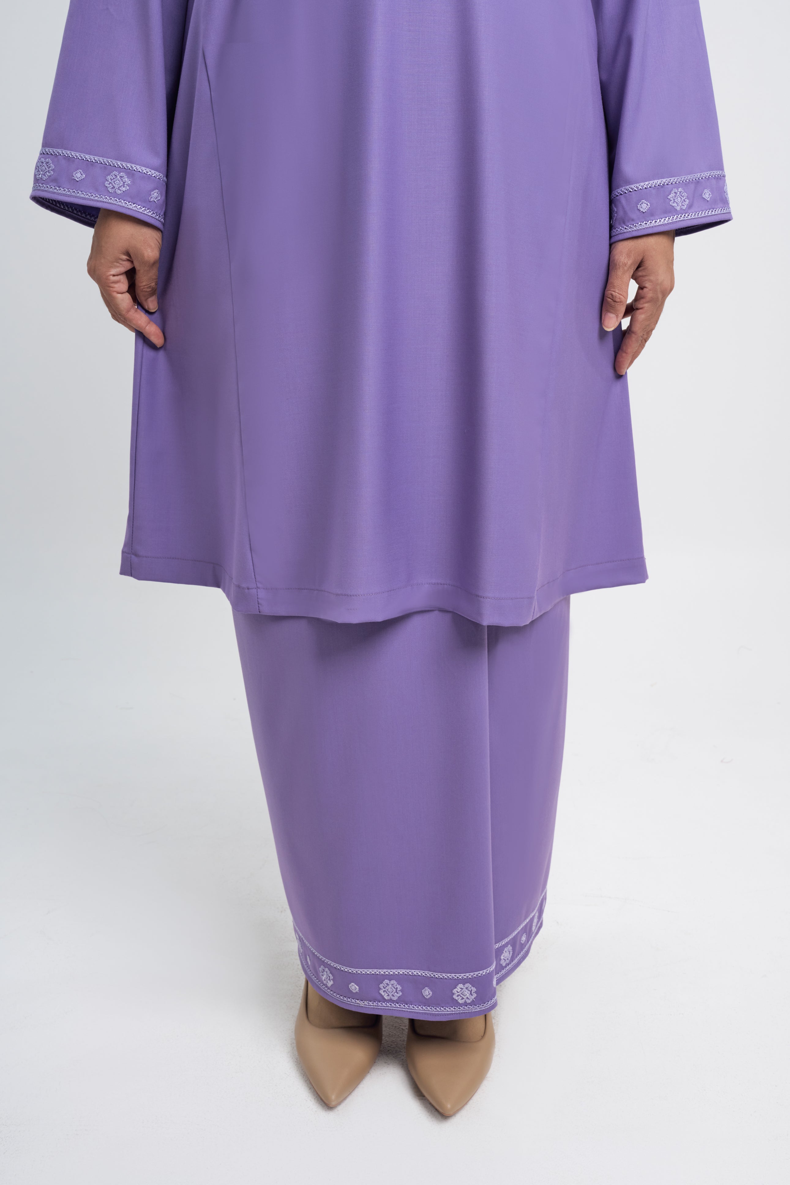 Patawali Baju Kurung Riau - Purple Yam