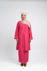 Patawali Baju Kurung Riau - Rose Red