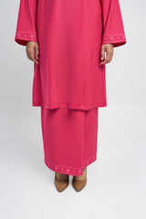 Patawali Baju Kurung Riau - Rose Red