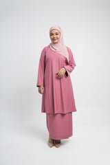 Patawali Baju Kurung Riau - Pink Belacan