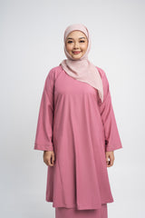 Patawali Baju Kurung Riau - Pink Belacan