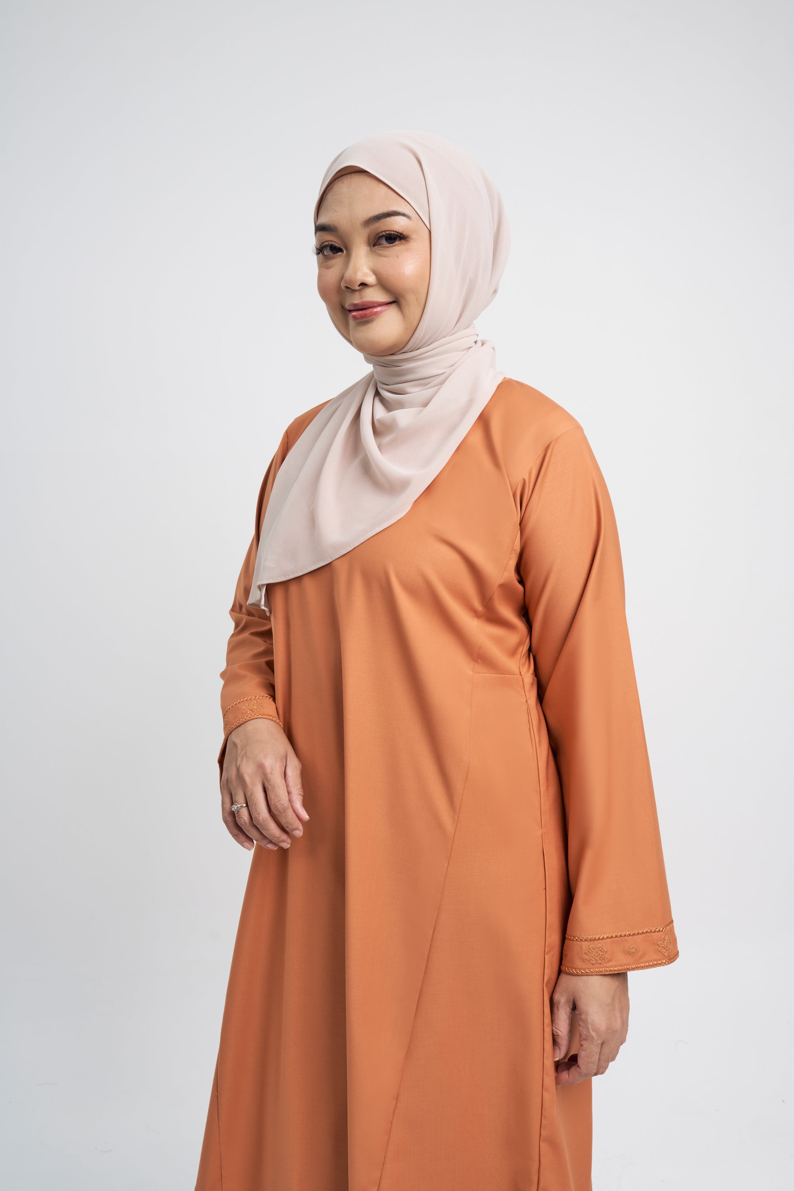 Patawali Baju Kurung Riau - Apricot