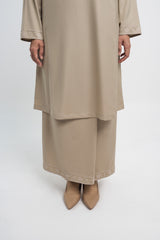 Patawali Baju Kurung Riau - Light Khaki