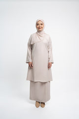 Patawali Baju Kurung Riau - Light Taupe