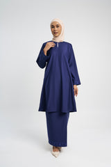 Patawali Baju Kurung Riau - Dark Navy