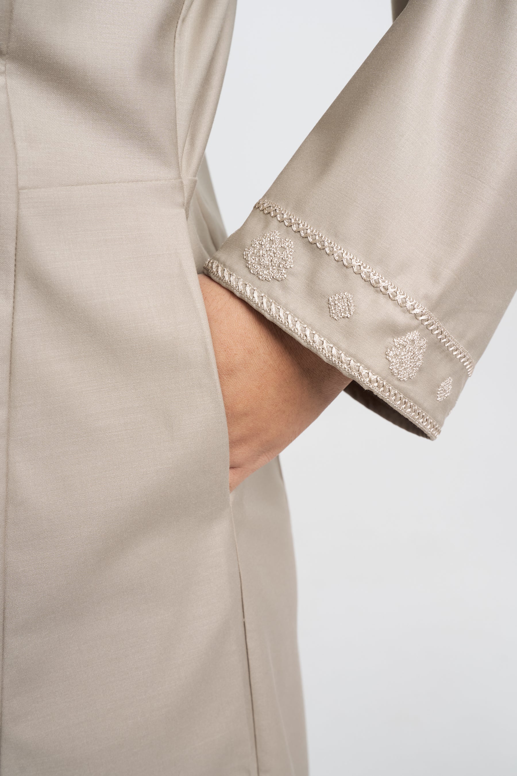 Patawali Baju Kurung Riau - Light Olive