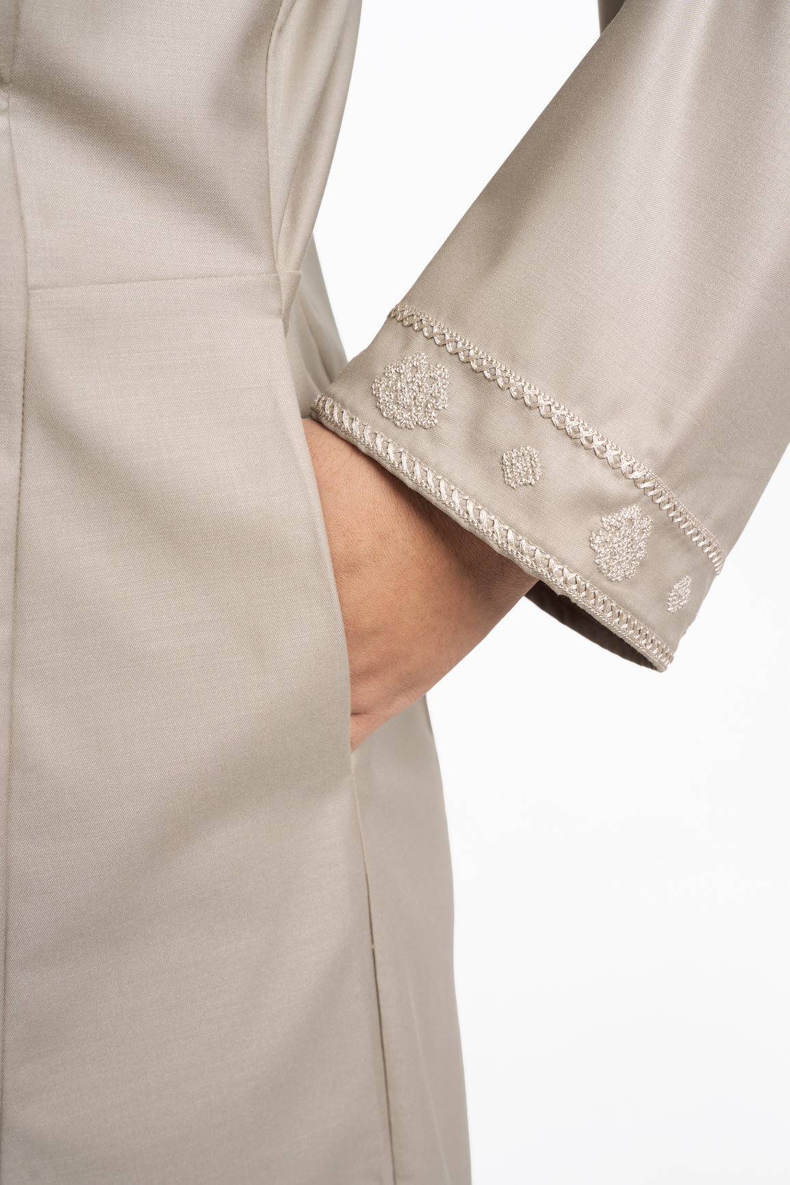 Patawali Baju Kurung Riau - Light Olive