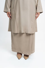 Patawali Baju Kurung Riau - Light Olive