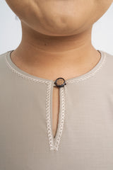 Patawali Baju Kurung Riau - Light Olive