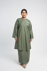 Patawali Baju Kurung Riau - Pickle Green