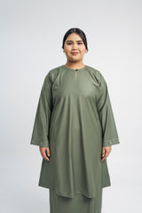 Patawali Baju Kurung Riau - Pickle Green