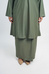 Patawali Baju Kurung Riau - Pickle Green