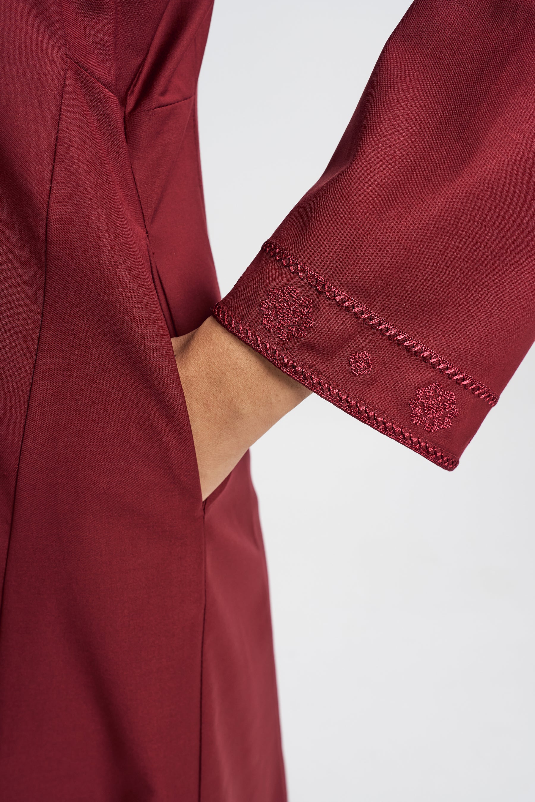 Patawali Baju Kurung Riau - Mahogany Red