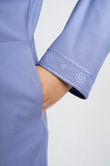 Patawali Baju Kurung Riau - Stone Blue