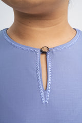 Patawali Baju Kurung Riau - Stone Blue