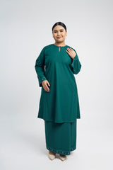 Patawali Baju Kurung Riau - Emerald Green