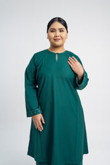 Patawali Baju Kurung Riau - Emerald Green