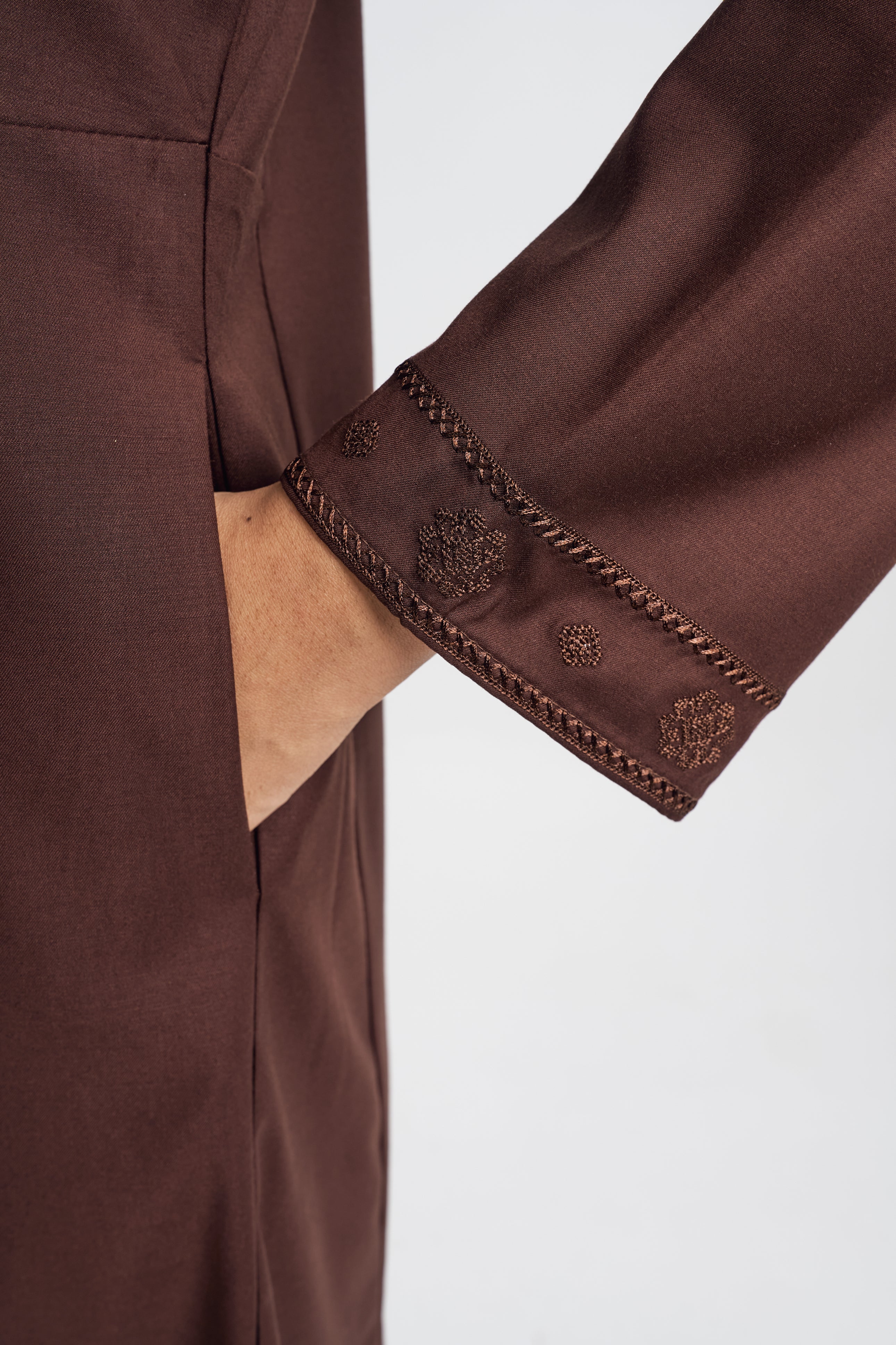 Patawali Baju Kurung Riau - Dark Brown