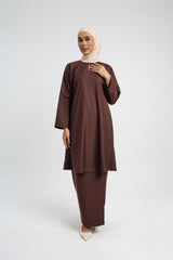 Patawali Baju Kurung Riau - Dark Brown