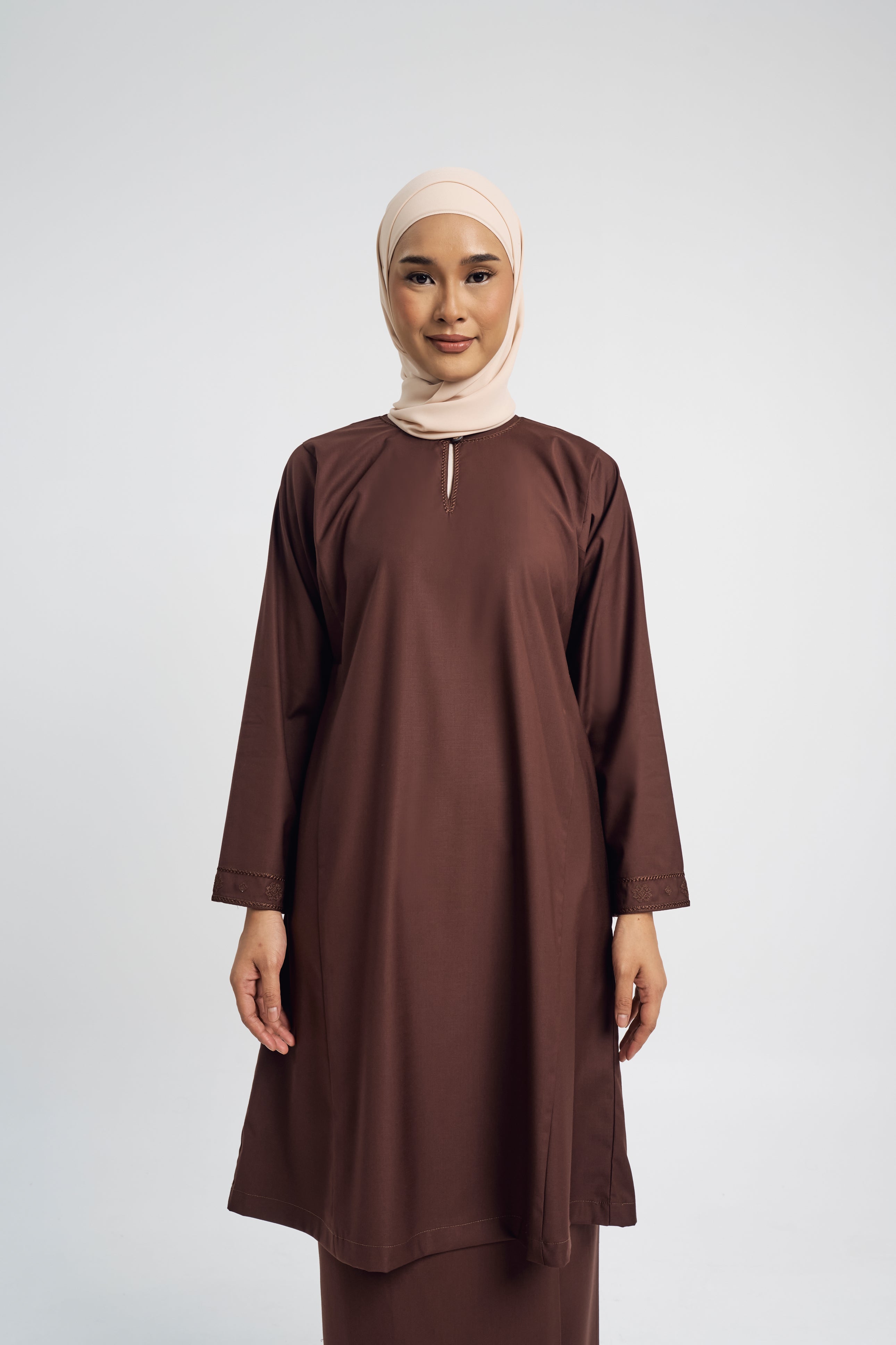 Patawali Baju Kurung Riau - Dark Brown