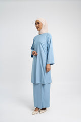 Patawali Baju Kurung Riau - Light Blue