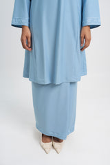 Patawali Baju Kurung Riau - Light Blue