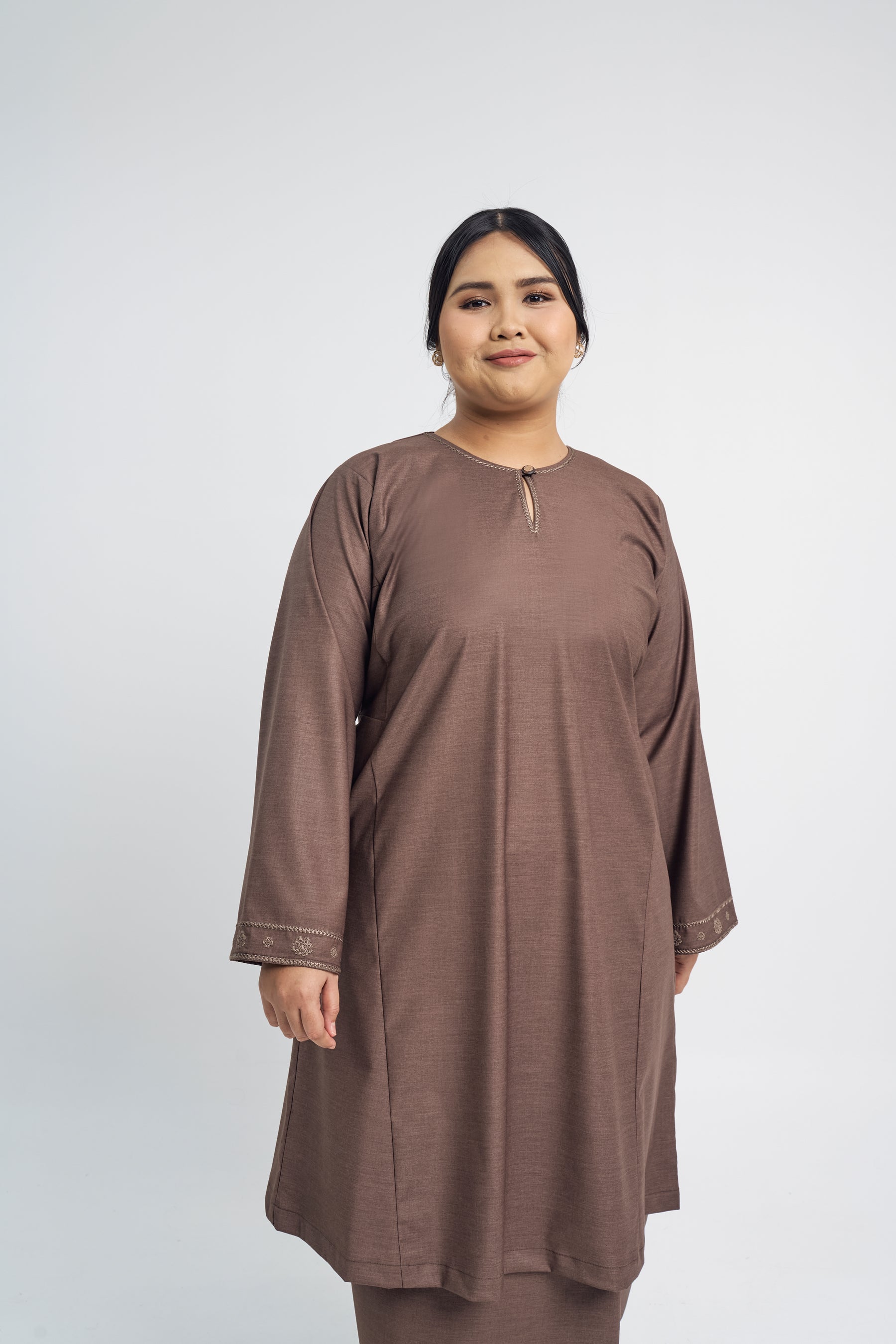 Patawali Baju Kurung Riau - Espresso