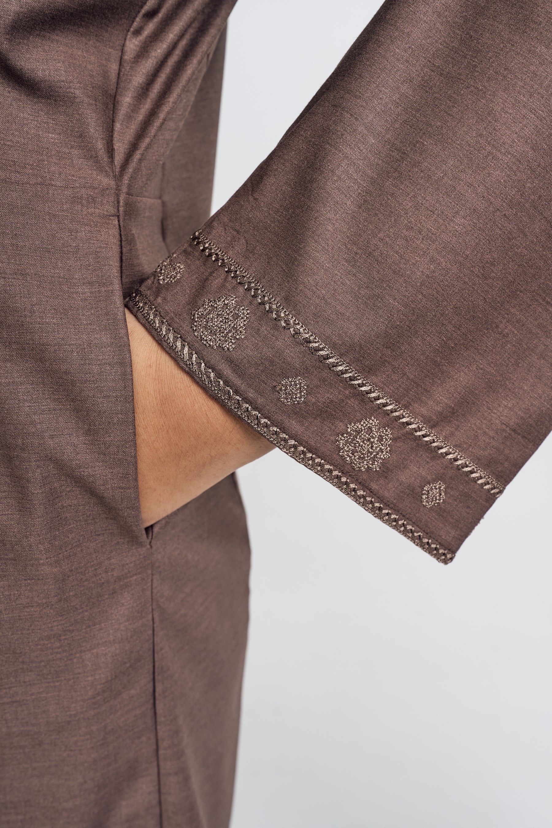 Patawali Baju Kurung Riau - Espresso