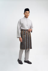 Patawali Classic Fit Baju Melayu Cekak Musang - Ash Grey