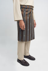 Patawali Classic Fit Baju Melayu Cekak Musang - Beige