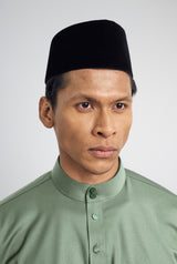 Patawali Classic Fit Baju Melayu Cekak Musang - Grass Green
