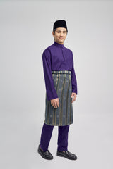 Patawali Classic Fit Baju Melayu Cekak Musang - Dark Indigo