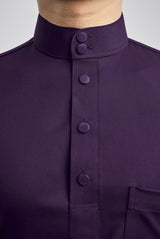 Patawali Classic Fit Baju Melayu Cekak Musang - Dark Indigo