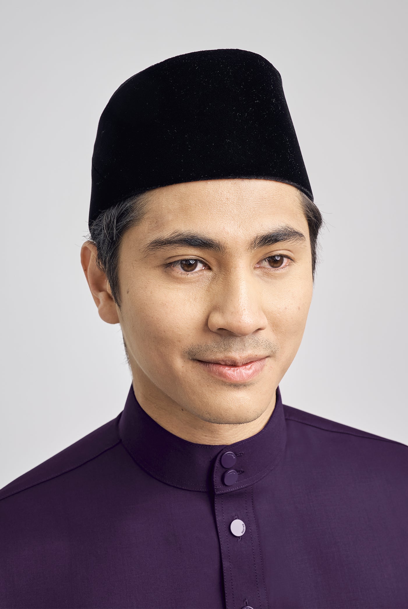 Patawali Classic Fit Baju Melayu Cekak Musang - Dark Indigo