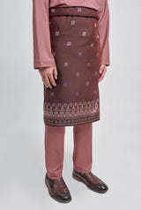Patawali Classic Fit Baju Melayu Cekak Musang - Smokey Pink