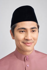 Patawali Classic Fit Baju Melayu Cekak Musang - Smokey Pink