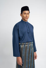 Patawali Classic Fit Baju Melayu Cekak Musang - Royal Blue